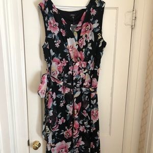 14W Sheer Hi-Low Dress